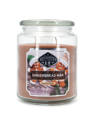Candle Brothers Duftkerze ''Gingerbread Man'' in Hellbraun - 510 g