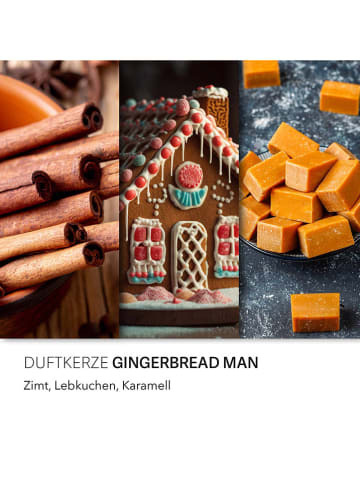 Candle Brothers Duftkerze ''Gingerbread Man'' in Hellbraun - 510 g