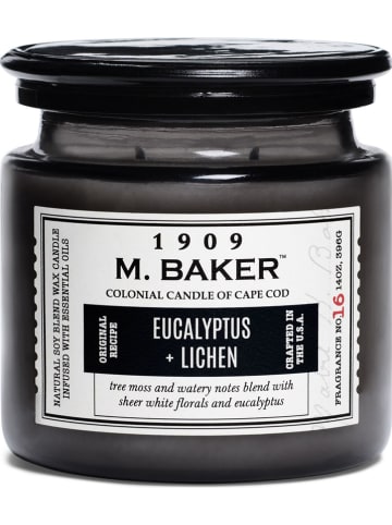 Colonial Candle Duftkerze "Eucalyptus and Lichen" in Grau - 396 g