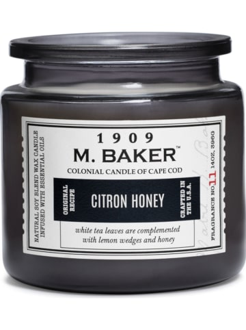 Colonial Candle Duftkerze "Citron Honey" in Grau - 396 g