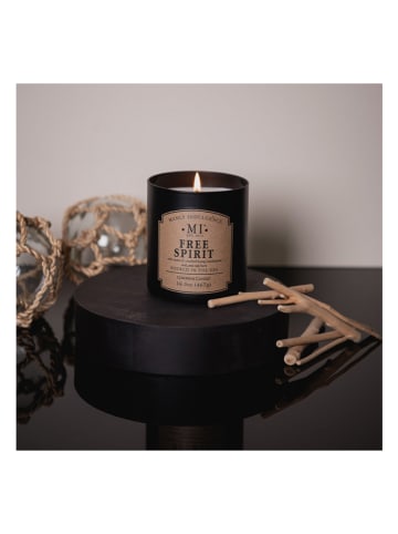Colonial Candle Duftkerze "Free Spirit" in Schwarz - 467 g