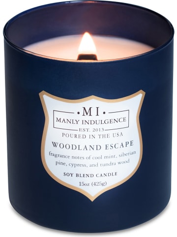 Colonial Candle Duftkerze "Woodland Escape" in Dunkelblau - 425 g