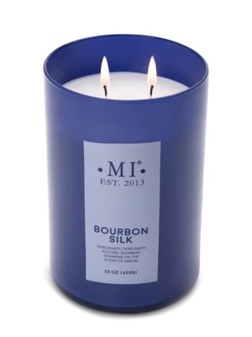 Colonial Candle Duftkerze "Bourbon Silk" in Dunkelblau, 623 g