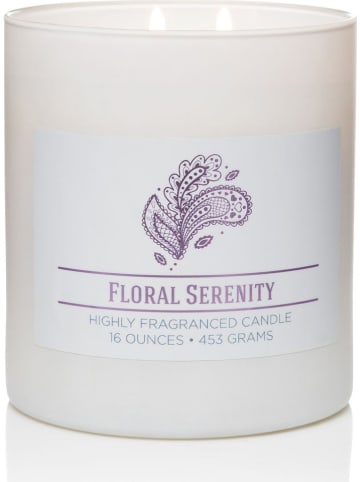 Colonial Candle Duftkerze "Floral Serenity" in Weiß - 453 g