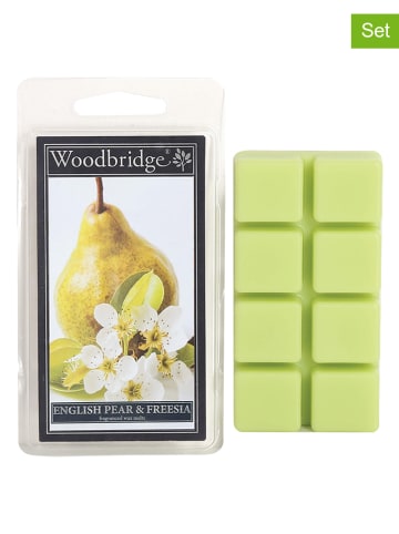 Woodbridge Wosk zapachowy (2 szt.) "English Pear & Freesia" w kolorze zielonym - 2 x 68 g