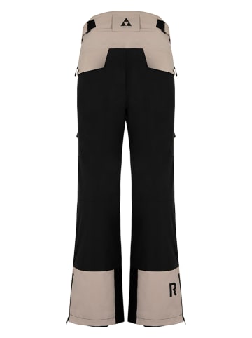 Fischer Spodnie narciarskie "Ranger" w kolorze beżowo-czarnym