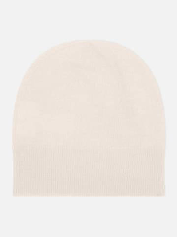 Perfect Cashmere Kaszmirowa czapka "Faith" w kolorze kremowym