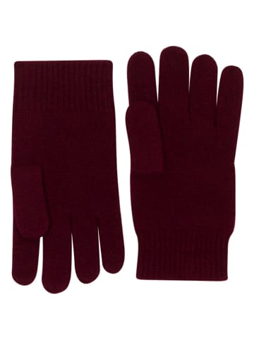 Perfect Cashmere Kasjmieren vingerhandschoenen "Hailey" bordeaux