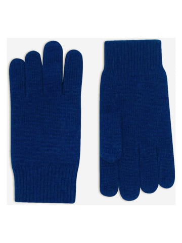 Perfect Cashmere Kaszmirowe rękawiczki "Hailey" w kolorze niebieskim