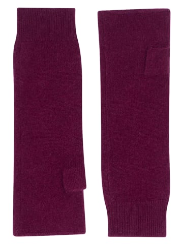 Perfect Cashmere Kaschmir-Armstulpen "Jesse" in Bordeaux