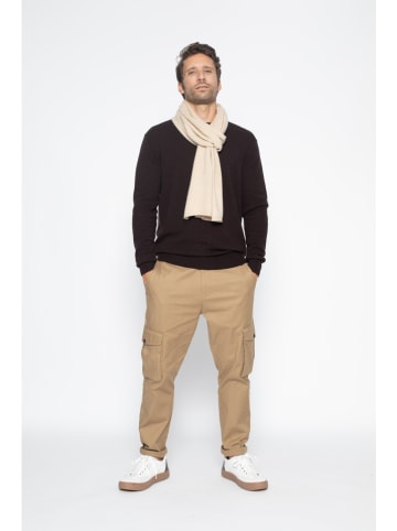 Perfect Cashmere Kaszmirowy szal "Kelly" w kolorze beżowym - 200 x 30 cm