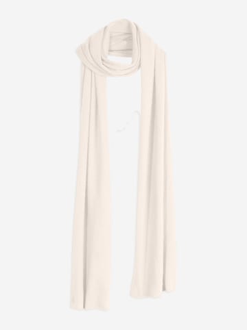 Perfect Cashmere Kaszmirowy szal "Kelly" w kolorze kremowym