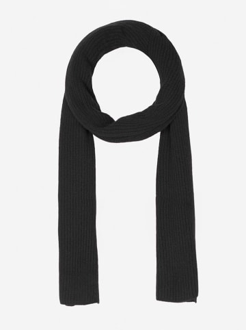 Perfect Cashmere Kaszmirowy szal "Louane" w kolorze antracytowym - 180 x 30 cm