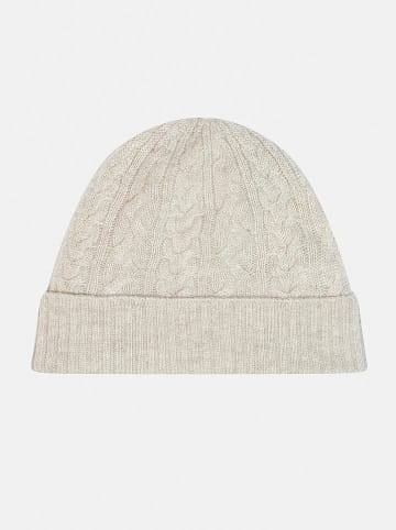 Perfect Cashmere Kaszmirowa czapka "Popi" w kolorze kremowym