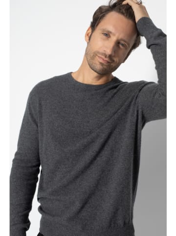 Perfect Cashmere Kaszmirowy sweter "Blake" w kolorze antracytowym