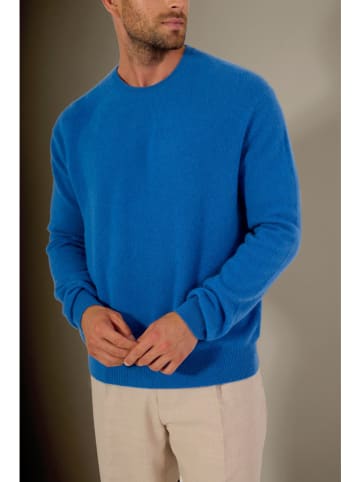 Perfect Cashmere Kasjmieren trui "Blake" blauw