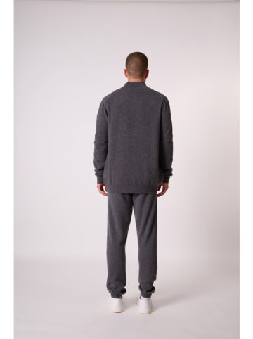 Perfect Cashmere Kaszmirowy kardigan "Cody" w kolorze antracytowym