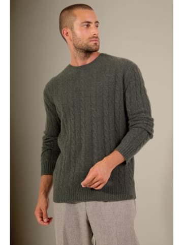 Perfect Cashmere Kaszmirowy sweter "Darri" w kolorze khaki