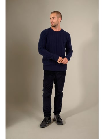 Perfect Cashmere Kasjmieren trui "Darri" donkerblauw