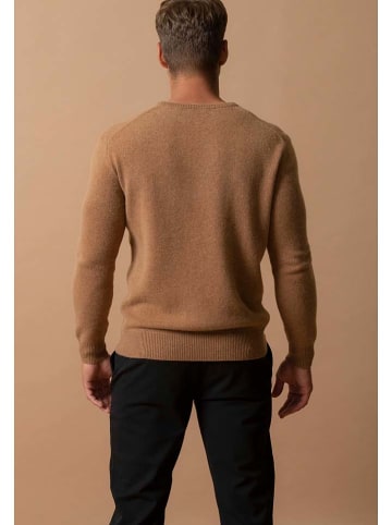 Perfect Cashmere Kaszmirowy sweter "Eden" w kolorze jasnobrązowym