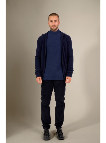 Perfect Cashmere Kasjmieren vest donkerblauw