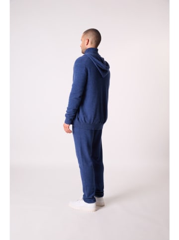 Perfect Cashmere Kaszmirowa bluza "Eldo" w kolorze granatowym