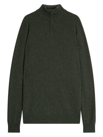 Perfect Cashmere Kasjmieren trui "Greg" kaki