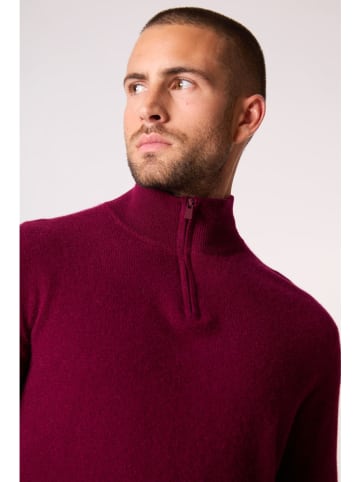 Perfect Cashmere Kaschmir-Pullover "Greg" in Bordeaux