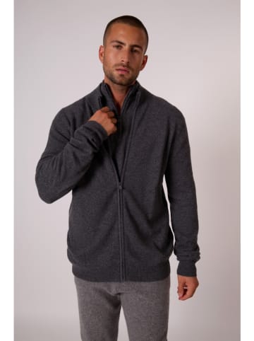 Perfect Cashmere Kaschmir-Cardigan "Jules" in Anthrazit