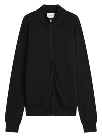 Perfect Cashmere Kasjmieren vest "Jules" zwart