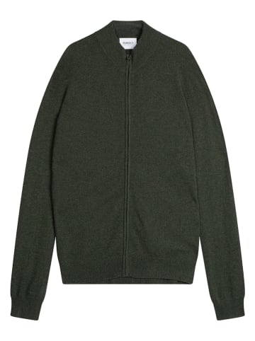 Perfect Cashmere Kaszmirowy kardigan "Jules" w kolorze khaki