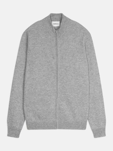 Perfect Cashmere Kaschmir-Cardigan "Jules" in Hellgrau