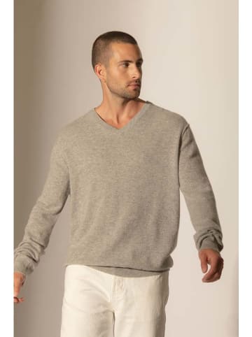 Perfect Cashmere Kaszmirowy sweter "Lorenzo" w kolorze beżowym