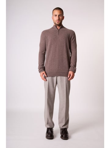 Perfect Cashmere Kasjmieren trui "Lucas" bruin