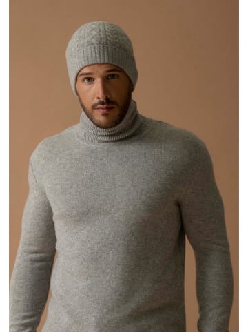 Perfect Cashmere Kaschmir-Rollkragenpullover "Marius" in Hellgrau