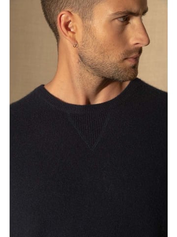 Perfect Cashmere Kaschmir-Pullover "Soan" in Dunkelblau