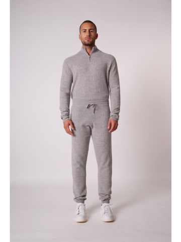 Perfect Cashmere Kaszmirowe spodnie "Stuart" w kolorze szarym