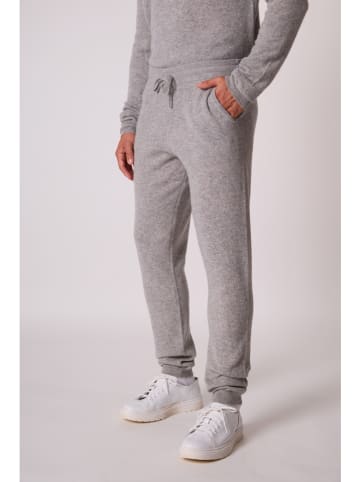 Perfect Cashmere Kaszmirowe spodnie "Stuart" w kolorze szarym