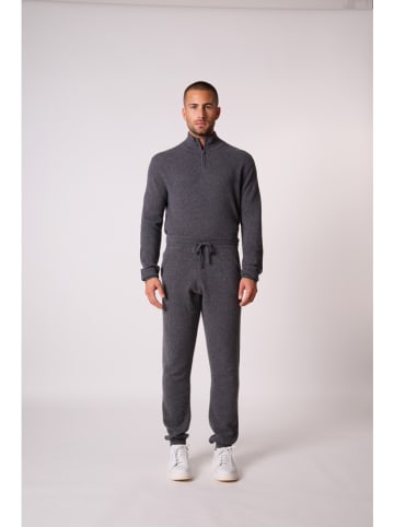 Perfect Cashmere Kaschmir-Hose "Stuart" in Anthrazit