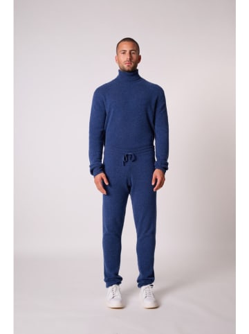 Perfect Cashmere Kasjmieren broek "Stuart" blauw