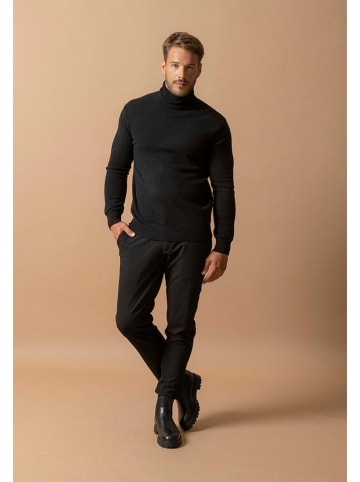 Perfect Cashmere Kaschmir-Rollkragenpullover "Trevor" in Schwarz
