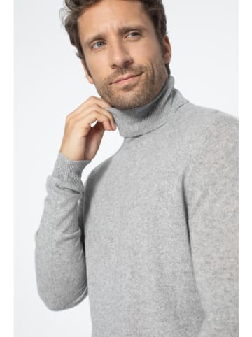 Perfect Cashmere Kaszmirowy golf "Trevor" w kolorze jasnoszarym