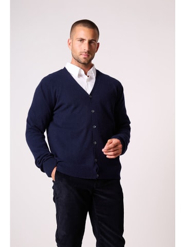 Perfect Cashmere Kaschmir-Cardigan "Errol" in Dunkelblau