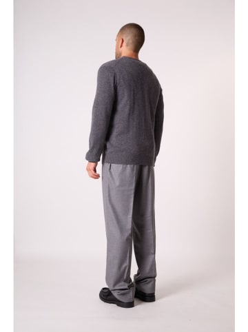 Perfect Cashmere Kasjmieren vest "Errol" antraciet