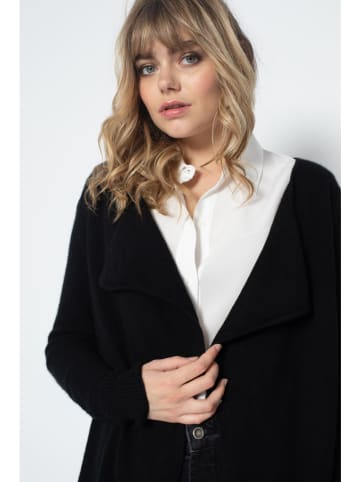 Perfect Cashmere Kasjmieren vest "Abigail" zwart