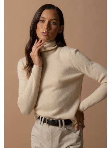 Perfect Cashmere Kaszmirowy golf "Ashley" w kolorze beżowym