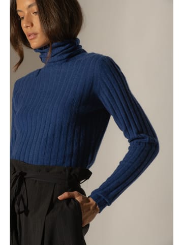 Perfect Cashmere Kaschmir-Rollkragenpullover "Craigton" in Dunkelblau