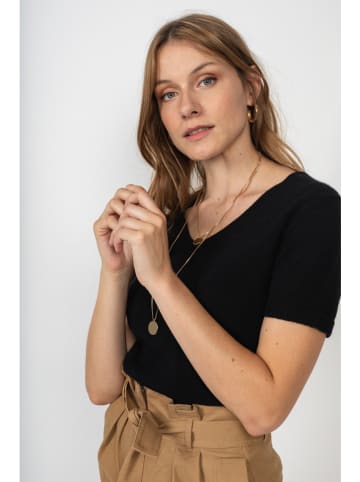 Perfect Cashmere Kasjmieren shirt "Efimia" zwart