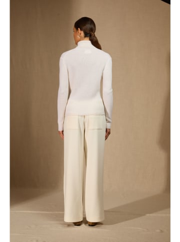 Perfect Cashmere Kaschmir-Rollkragenpullover "Elly" in Creme