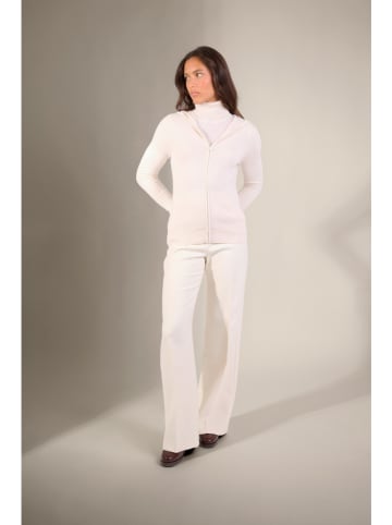 Perfect Cashmere Kasjmieren vest "Emma" crème